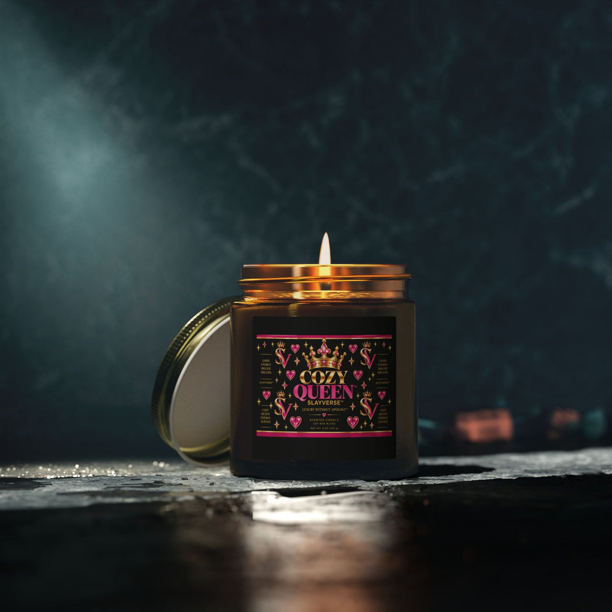 Cozy Queen™ Luxury Scented Candle | SlayVerse™ Gifts