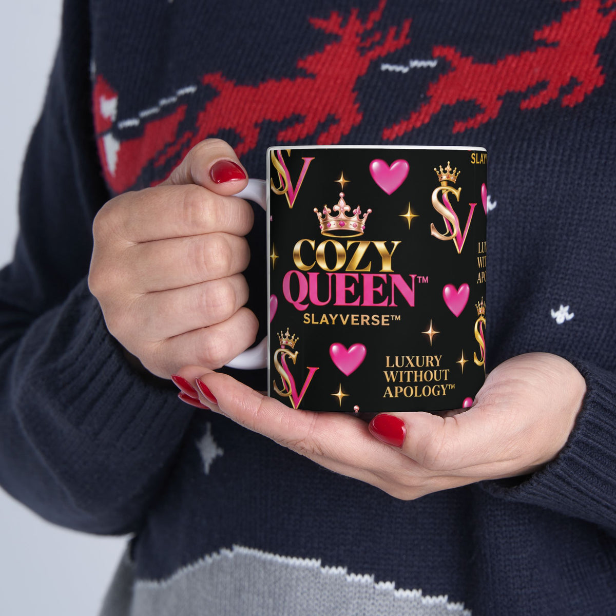 Cozy Queen™ Luxury Mug | SlayVerse™ Gifts Collection