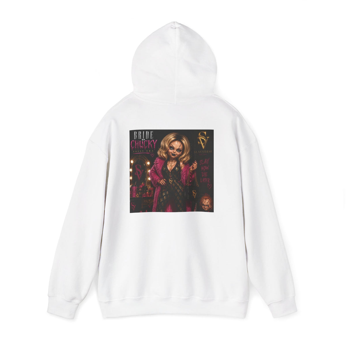 SlayVerse™ Bride of Chucky – Sassy Era Unisex Hoodie