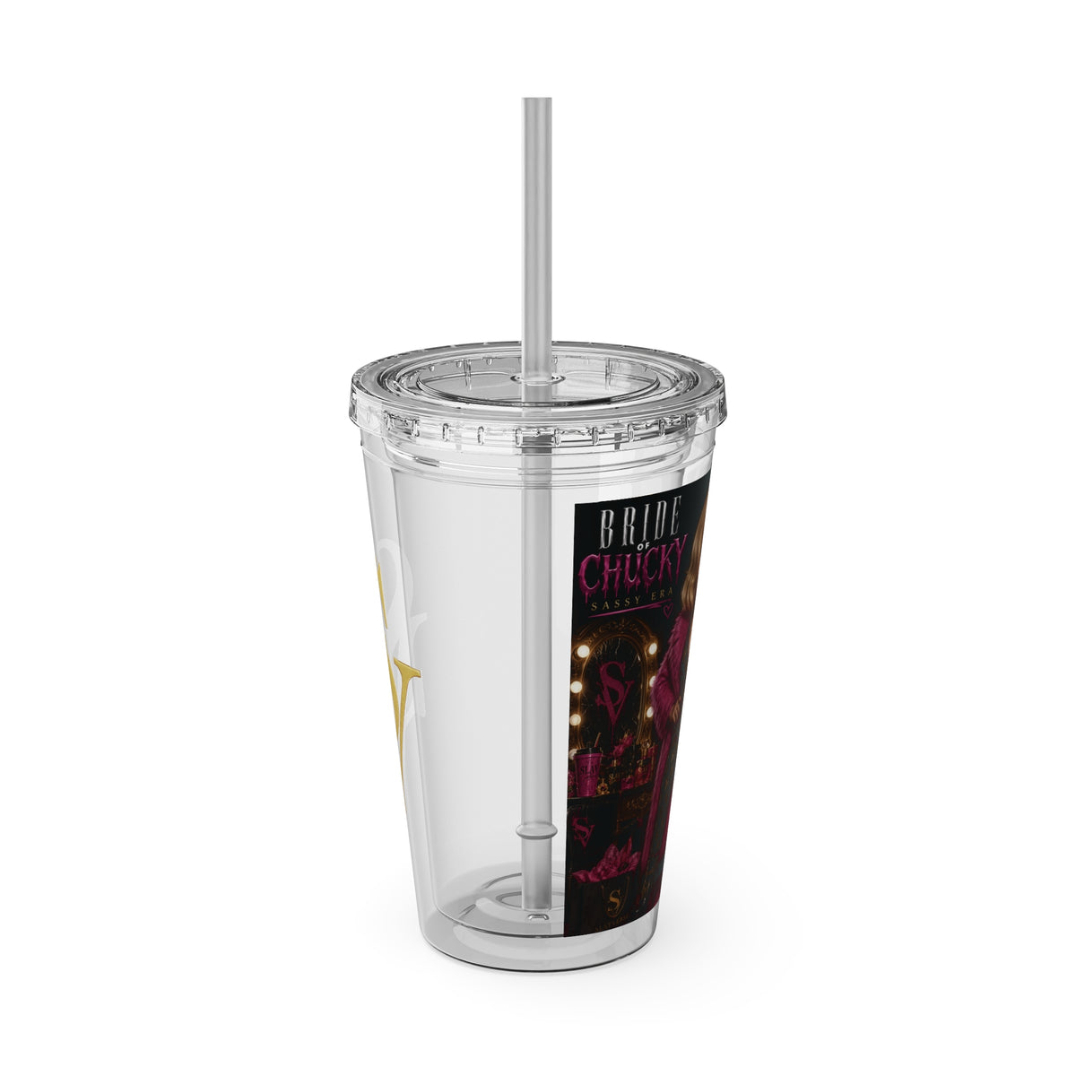 Bride of Chucky Luxury Sunsplash Tumbler | Horror Glam Collection