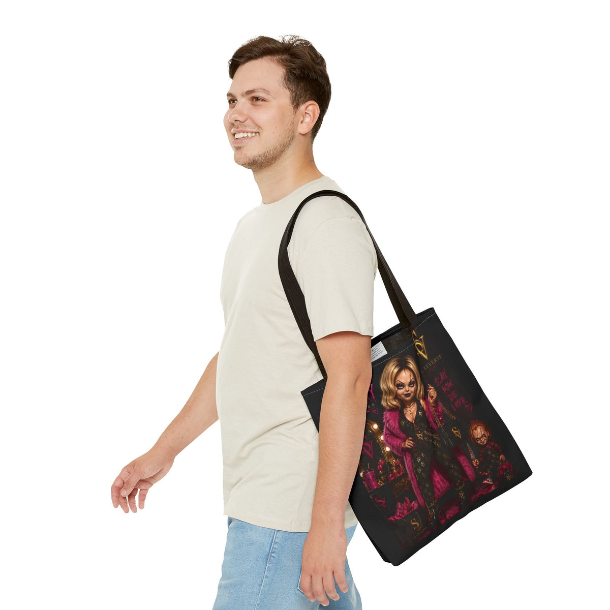 SlayVerse™ Bride of Chucky – Sassy Era All-Over Print Tote Bag