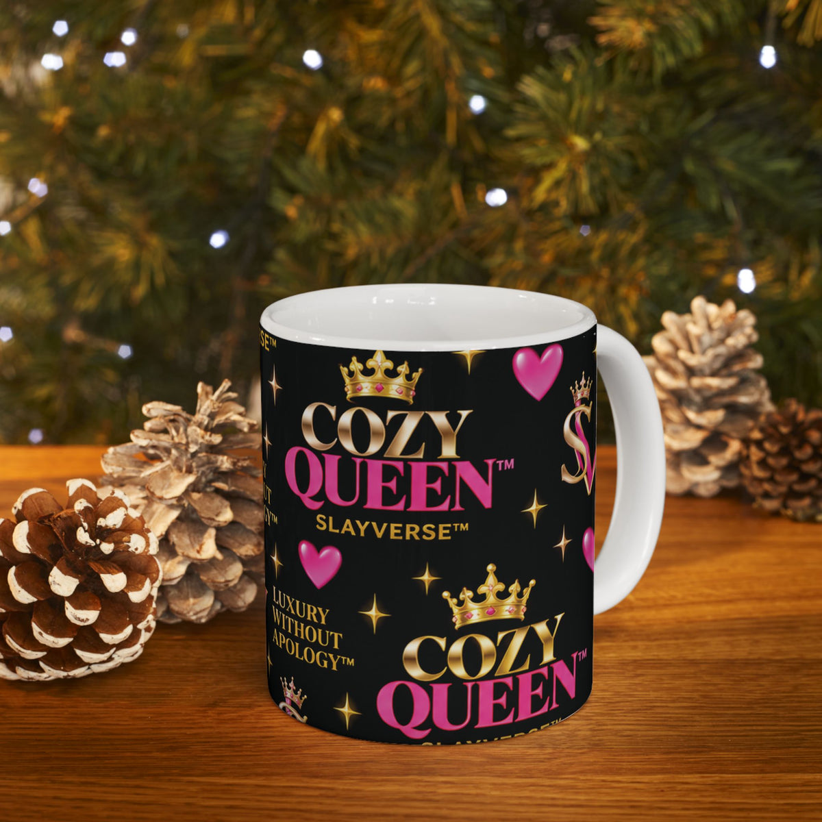 Cozy Queen™ Luxury Mug | SlayVerse™ Gifts Collection