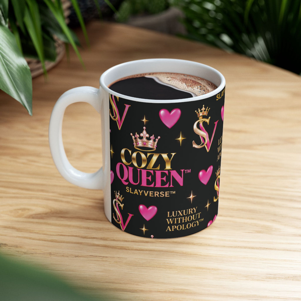 Cozy Queen™ Luxury Mug | SlayVerse™ Gifts Collection