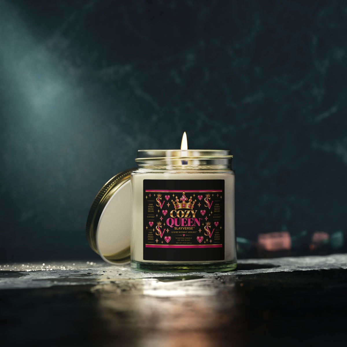 Cozy Queen™ Luxury Scented Candle | SlayVerse™ Gifts