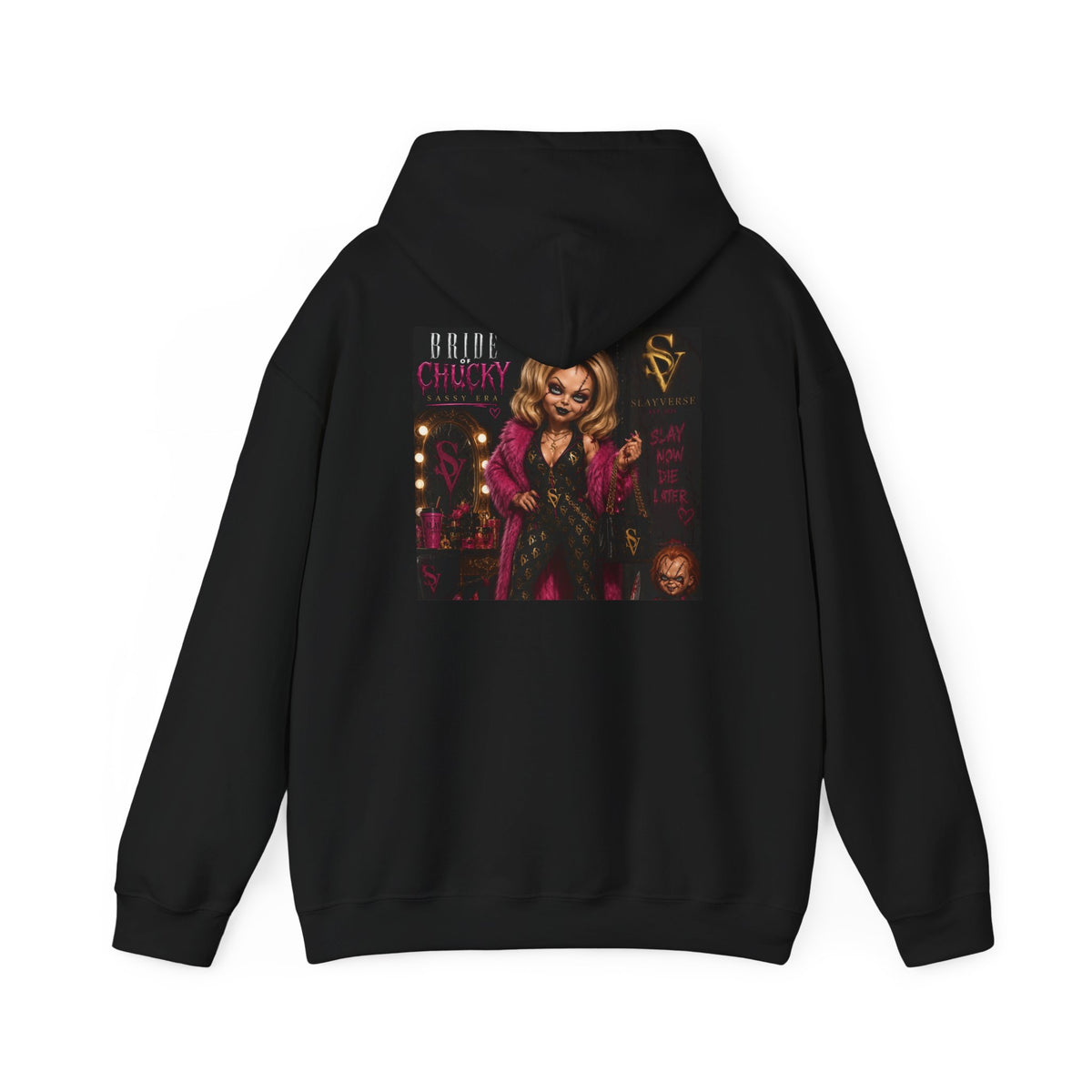 SlayVerse™ Bride of Chucky – Sassy Era Unisex Hoodie
