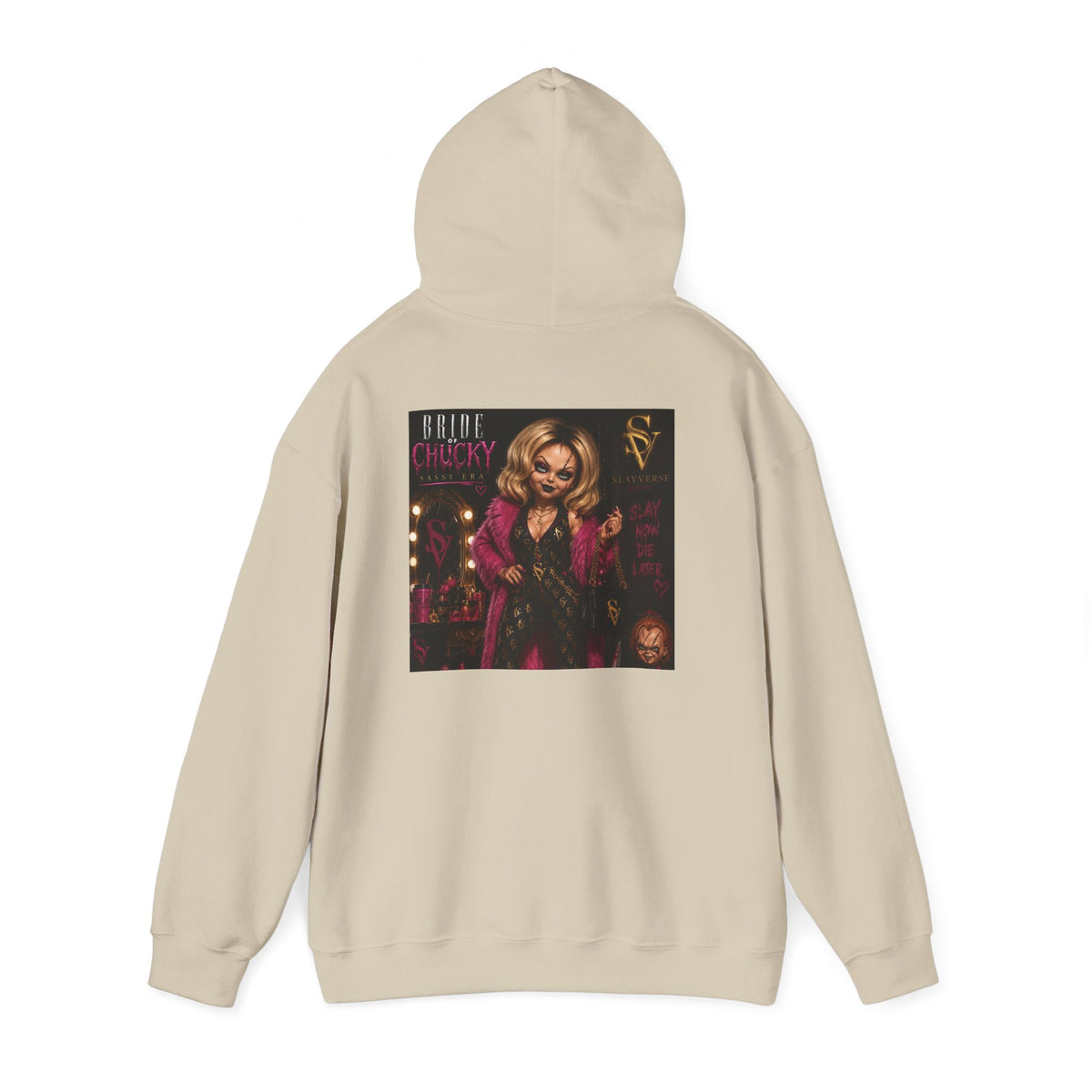 SlayVerse™ Bride of Chucky – Sassy Era Unisex Hoodie