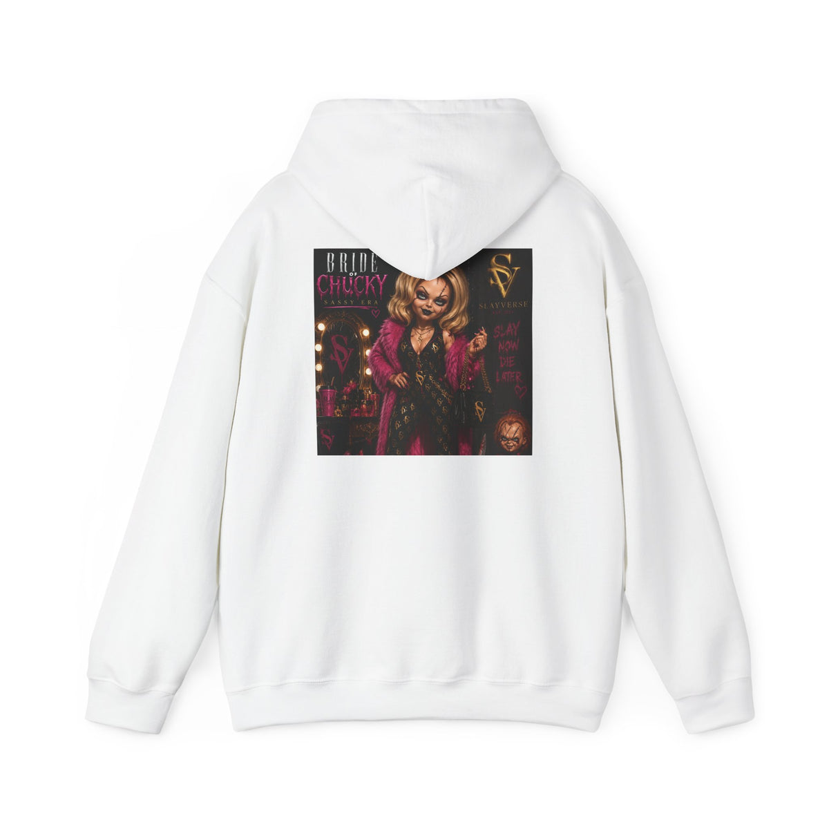 SlayVerse™ Bride of Chucky – Sassy Era Unisex Hoodie