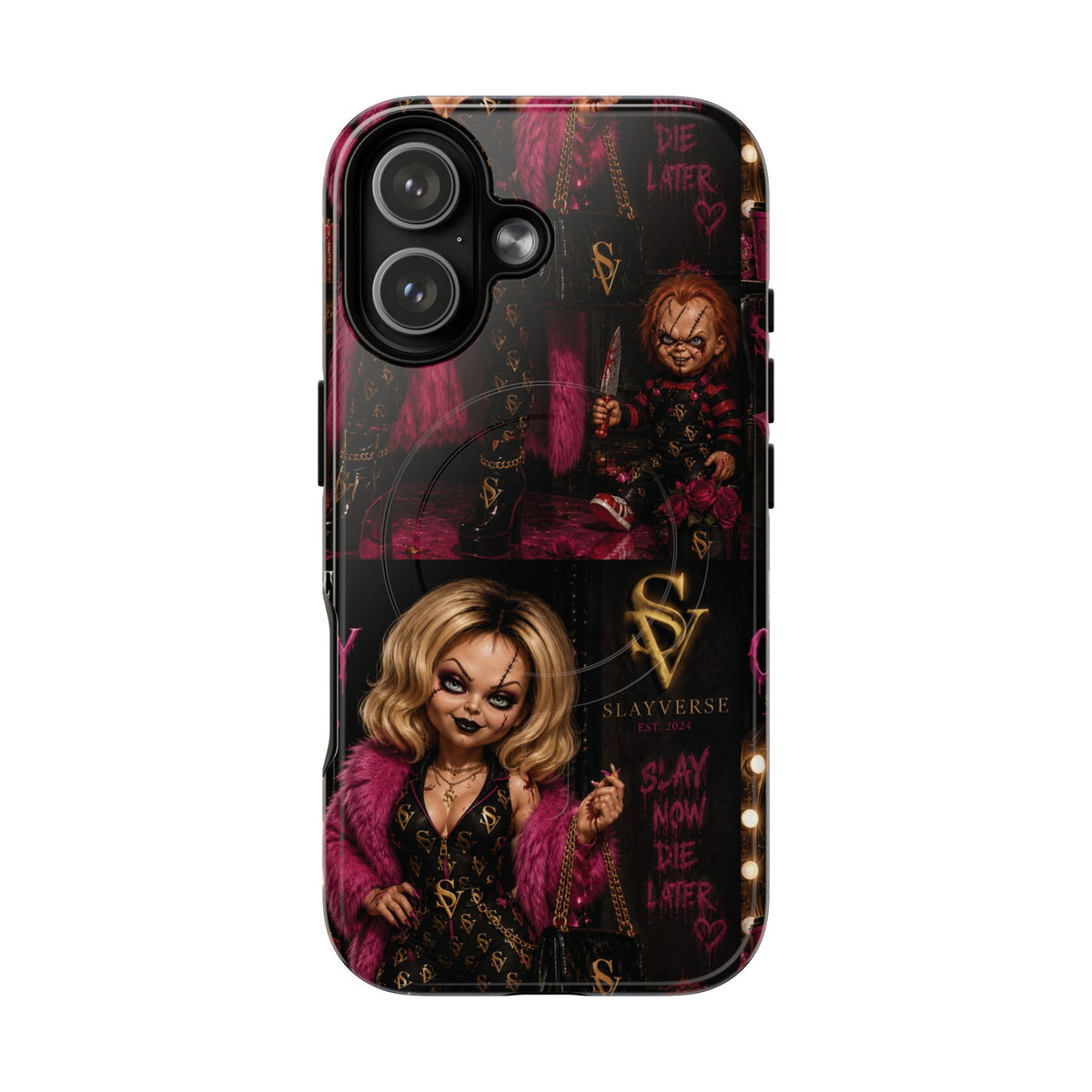 Bride of Chucky Glam Tough Phone Case | SlayVerse™ Horror Glam Collection