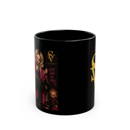 SV Logo Black Mug — Gothic Horror Character Coffee Cup (11oz & 15oz)