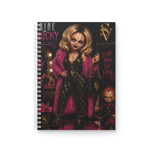Bride of Chucky Sassy Era Spiral Notebook | SlayVerse™ Horror Glam Journal