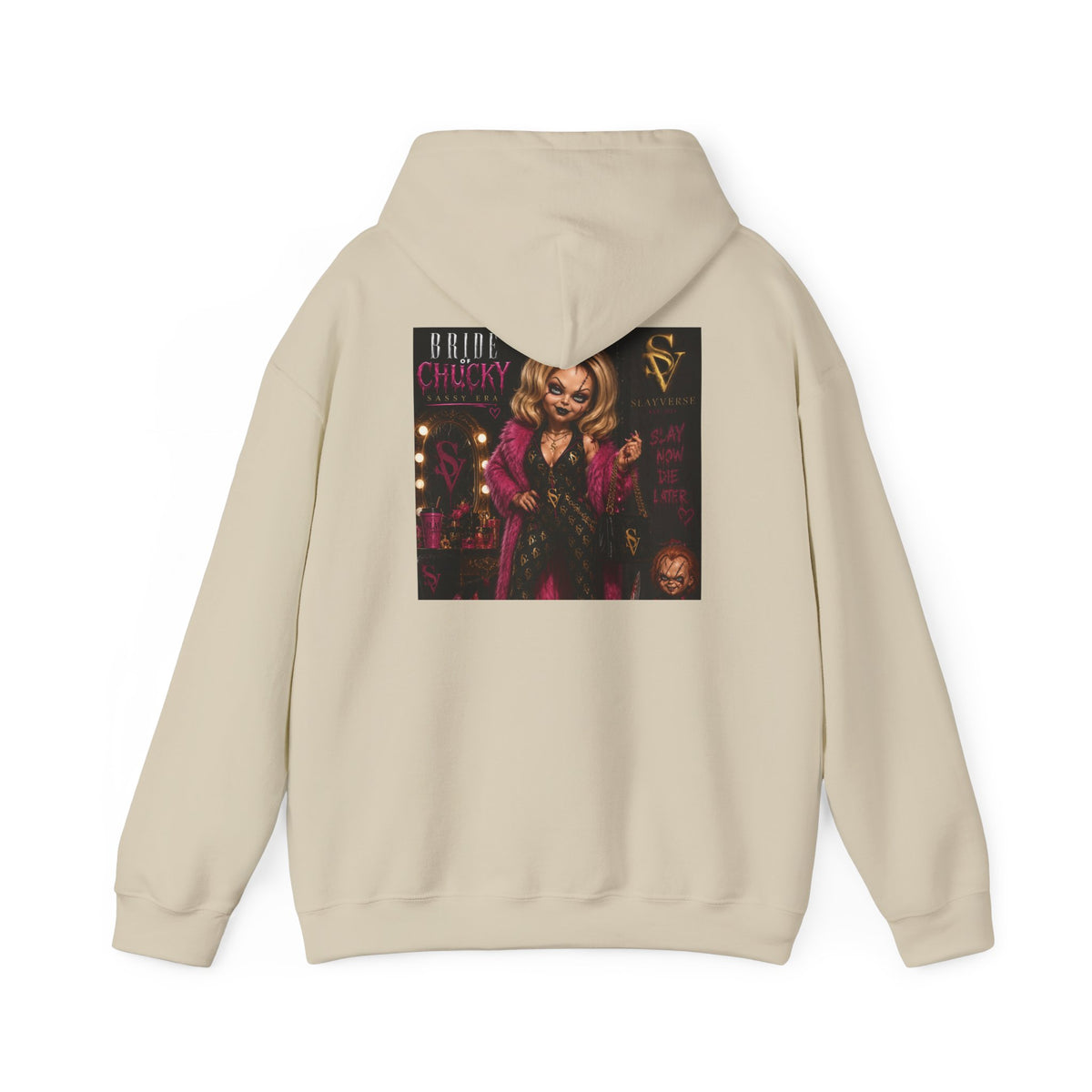 SlayVerse™ Bride of Chucky – Sassy Era Unisex Hoodie