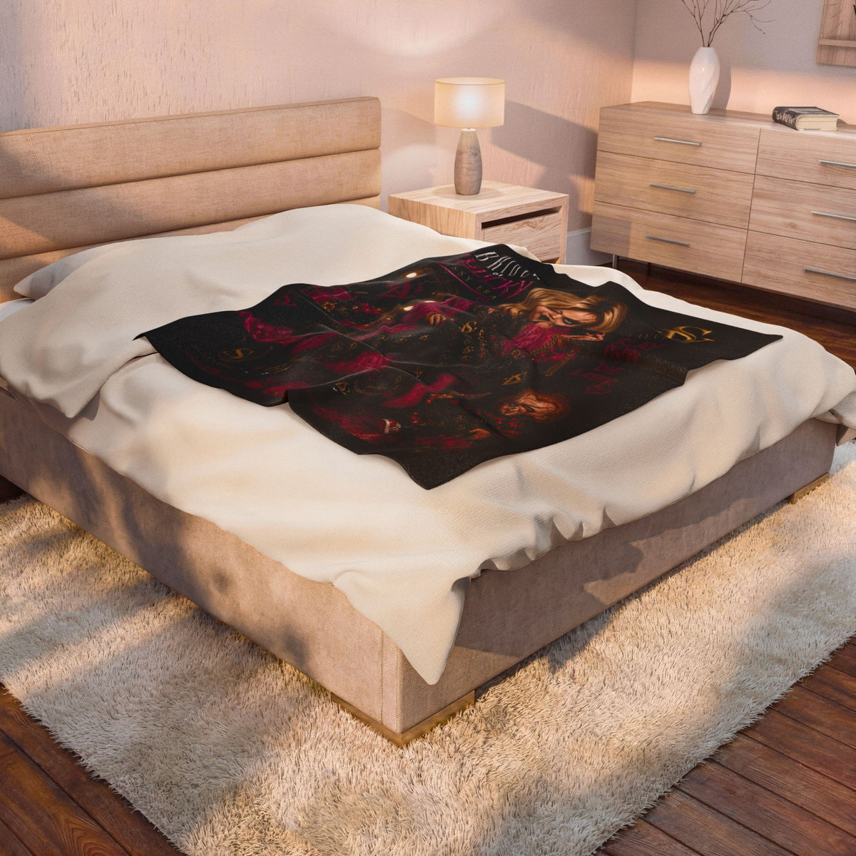Bride of Chucky Sassy Era Plush Throw Blanket | SlayVerse™ Luxury Horror Collection