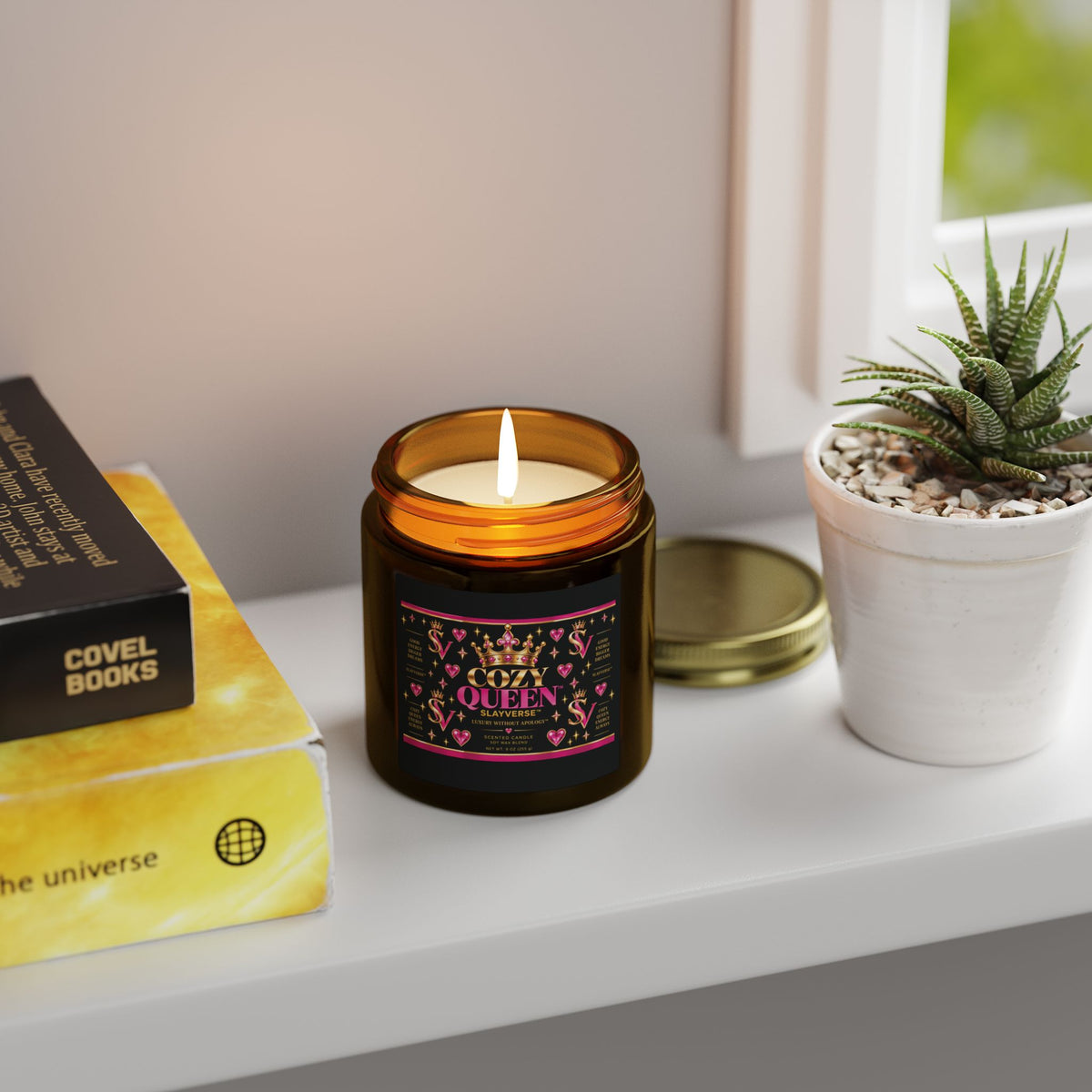 Cozy Queen™ Luxury Scented Candle | SlayVerse™ Gifts